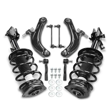 2007-2012 Nissan Sentra 8pc Shock Strut Coil Spring and Control Arm Kit, Front Side A-Premium APCA5294