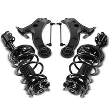 2002-2003 Lexus ES300 6pc Shock Strut Coil Spring and Control Arm Kit, Front Side A-Premium APCA5377