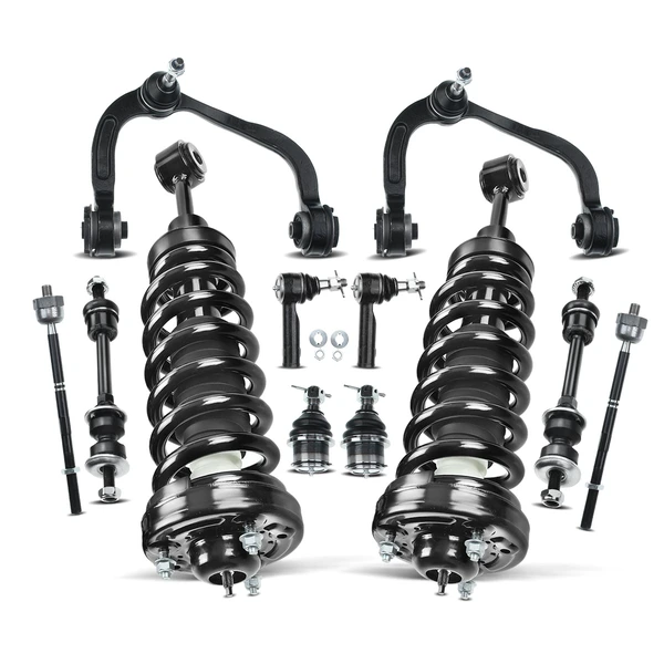 12-Pc Control Arm and Ball Joint Full Kit, Front Side A-Premium APCA5302