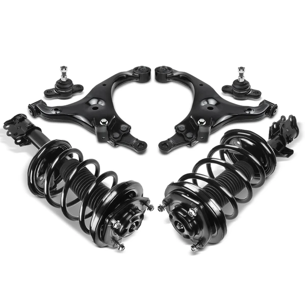 8-Pc Shock Strut Coil Spring and Control Arm Kit, Front Side A-Premium APCA5313