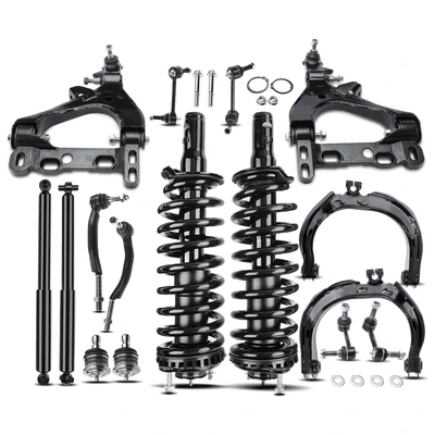 16 Pcs Complete Strut & Coil Spring Control Arm Kit