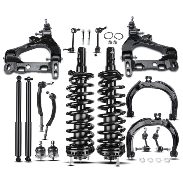 2004-2005 GMC Envoy XUV 16-Pc Shock Strut Coil Spring and Control Arm Kit 2004-2005 GMC Envoy XUV A-Premium APCA5397