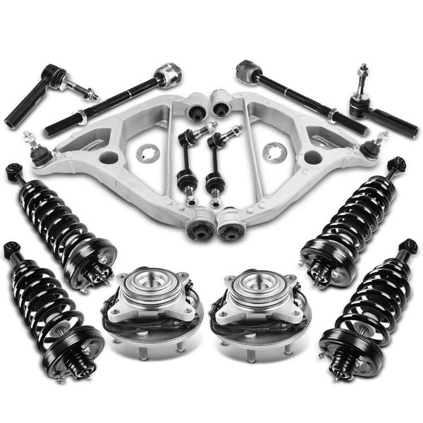 2003-2005 Ford Expedition 14-Pc Control Arm and Ball Joint Full Kit 2003-2005 Ford Expedition A-Premium APCA5396