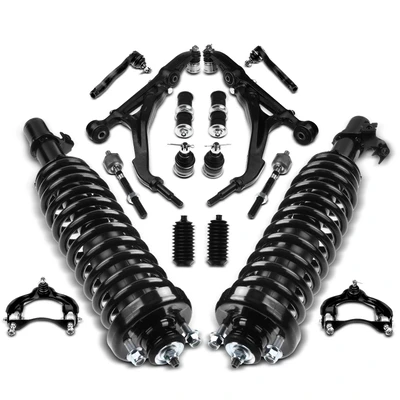 16 Pcs Front Complete Strut & Coil Spring Control Arm Kit