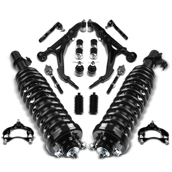 16-Pc Shock Strut Coil Spring and Control Arm Kit, Front Side A-Premium APCA5350