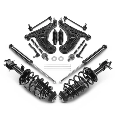 14 Pcs Complete Strut & Coil Spring Control Arm Kit