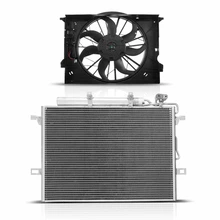 AC Condenser & Single Cooling Fan Assembly Kit
