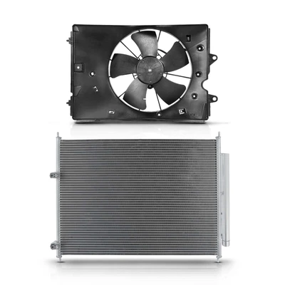 AC Condenser & Single Cooling Fan Assembly Kit