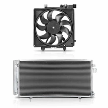 AC Condenser & Single Cooling Fan Assembly Kit