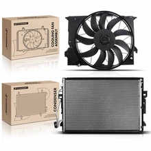 AC Condenser & Single Cooling Fan Assembly Kit
