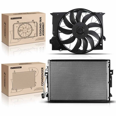 AC Condenser & Single Cooling Fan Assembly Kit