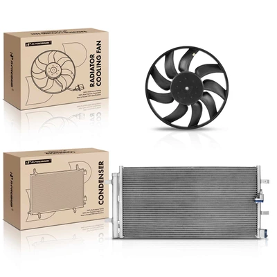 AC Condenser & Cooling Fan Assembly Kit