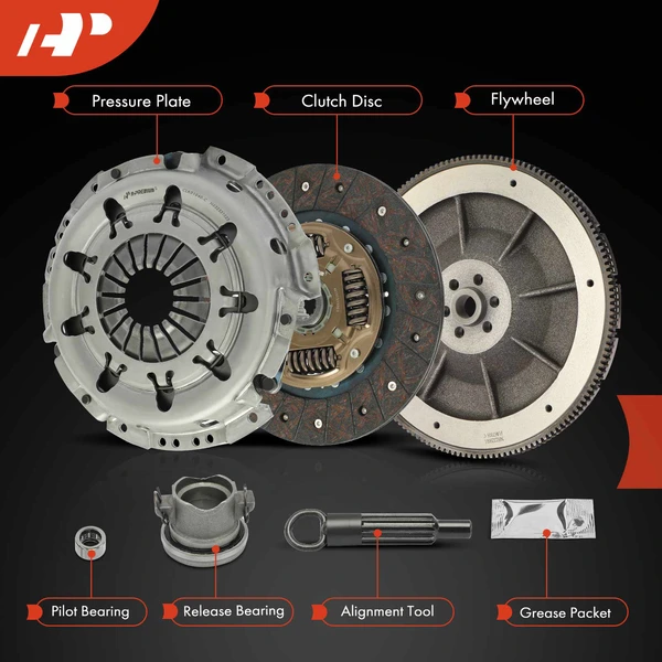 Transmission Clutch Kit & Flywheel for Jeep Cherokee 96-00 TJ Wrangler 2.5L