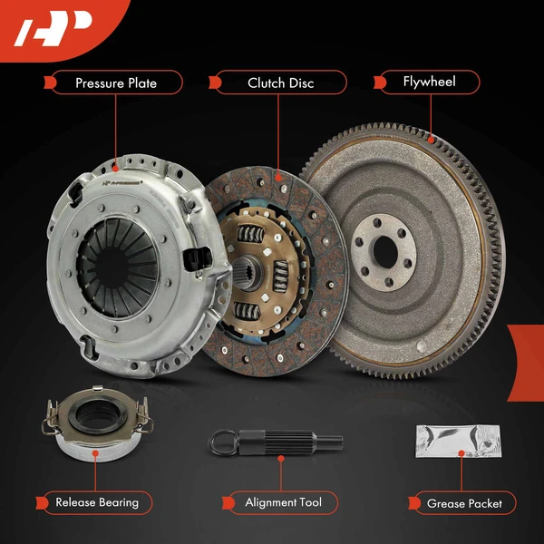 Transmission Clutch Kit & Flywheel for Toyota Paseo 1992-1999 Tercel L4 1.5L