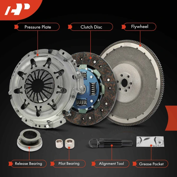 Transmission Clutch Kit & Flywheel for Chevrolet S10 1988-1993 GMC S15 Isuzu