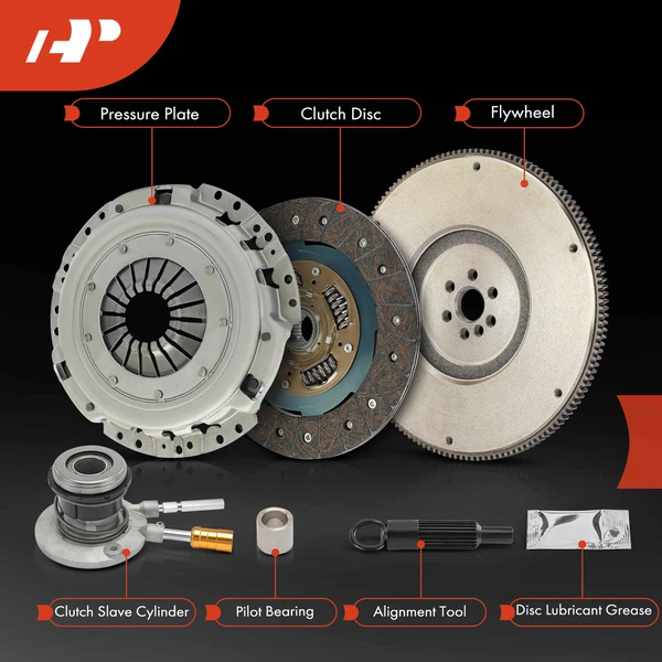 Transmission Clutch Kit & Flywheel for Chevrolet S10 GMC 1996-2003 Isuzu L4 2.2L