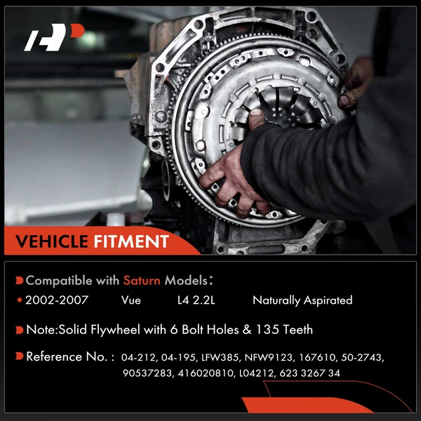 Transmission Clutch Kit & Flywheel for Saturn Vue 2002-2007 L4 2.2L Manual