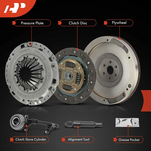 Transmission Clutch Kit & Flywheel for Saturn Ion 2003-2007 L4 2.2L 2.4L