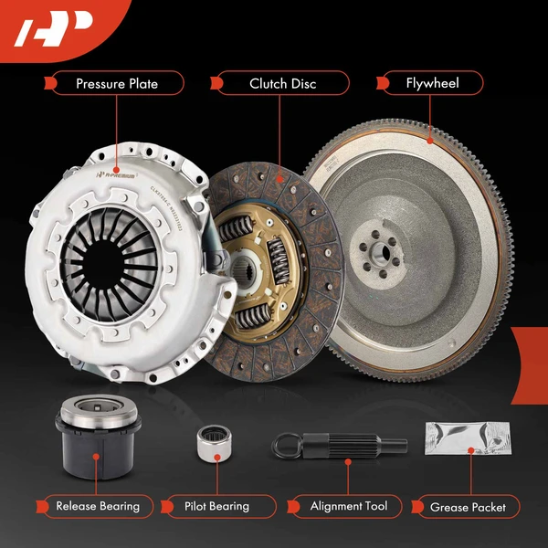 Transmission Clutch Kit & Flywheel for Ford Ranger Aerostar Bronco II 2.8L 2.9L