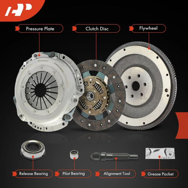 Transmission Clutch Kit & Flywheel for Ford Escort Mercury Tracer 1991-1996 1.9L