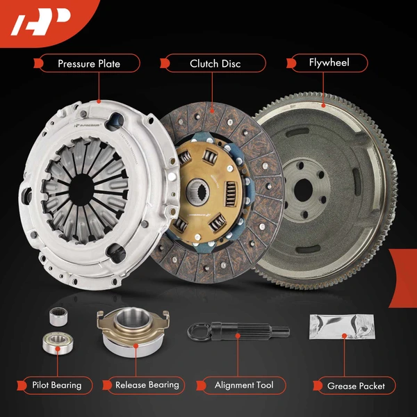 Transmission Clutch Kit & Flywheel for Ford Probe 93-97 Mazda MX-6 626 Protege
