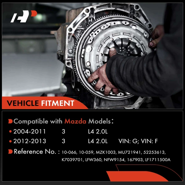 Transmission Clutch Kit & Flywheel for Mazda 3 2004-2013 L4 2.0L