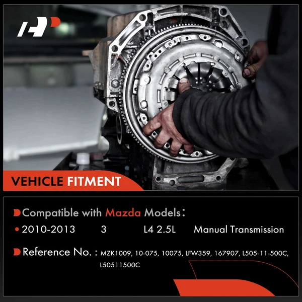 Transmission Clutch Kit & Flywheel for Mazda 3 2010-2013 L4 2.5L