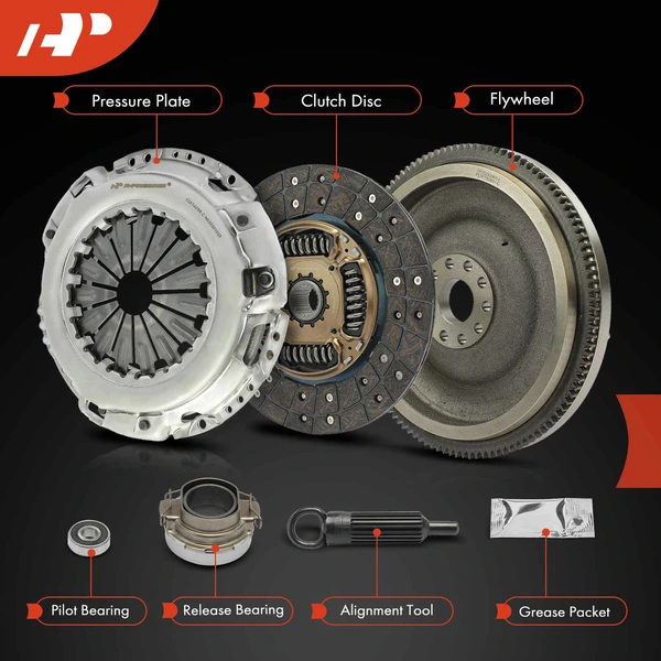 Transmission Clutch Kit & Flywheel for Toyota Tacoma 2005-2018 L4 2.7L