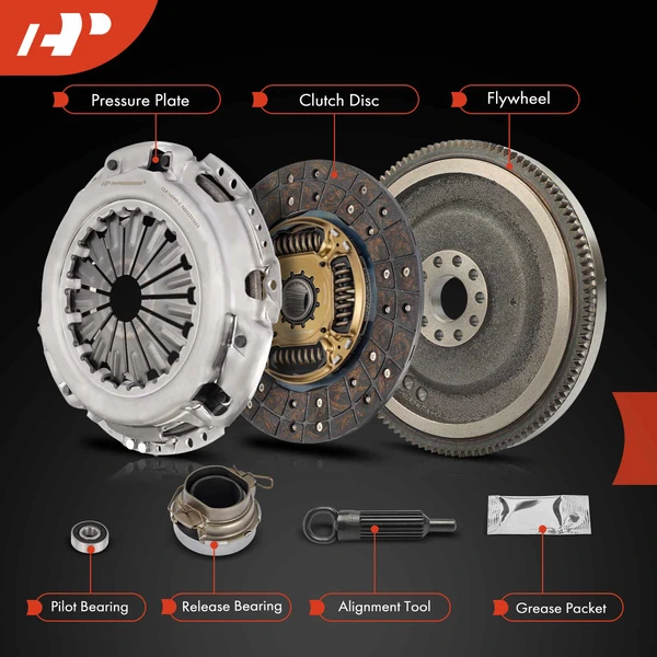 Transmission Clutch Kit & Flywheel for Toyota Tacoma 2003 L4 2.4L 4WD