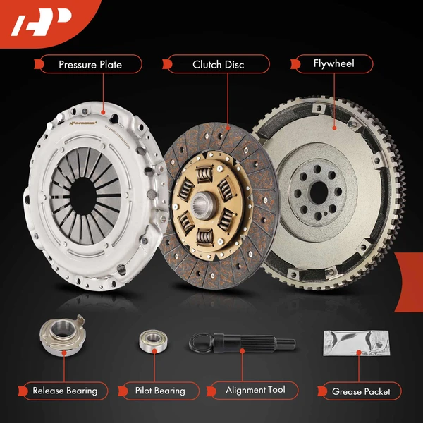 Transmission Clutch Kit & Flywheel for Kia Sephia 1998-2001 Spectra 1.8L