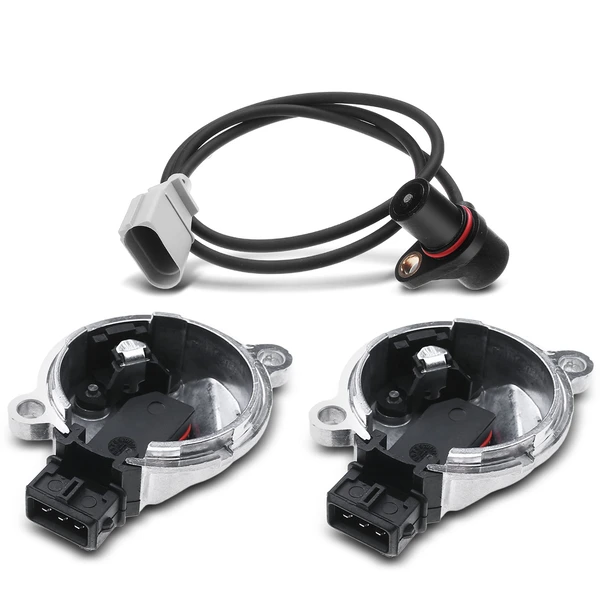 2 Pcs Camshaft & 1 Pc Crankshaft Position Sensor for VW Jetta Golf Audi TT