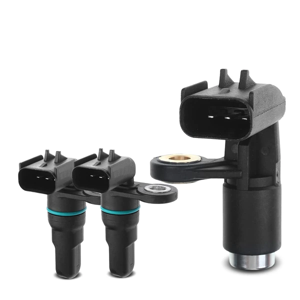 2 Pcs Camshaft & 1 Pc Crankshaft Position Sensor for Dodge Magnum 2005 V6 3.5L SOHC