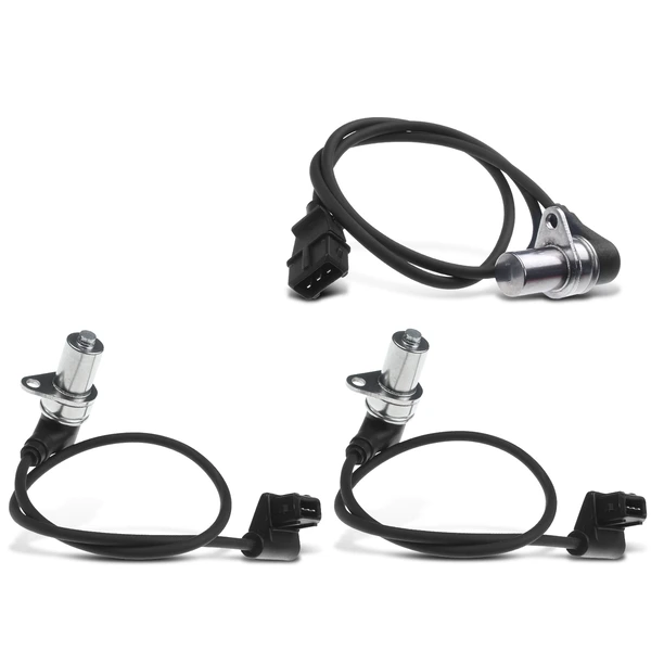 2 Pcs Camshaft & 1 Pc Crankshaft Position Sensor for BMW E36 318i 318is 1994 L4 1.8L