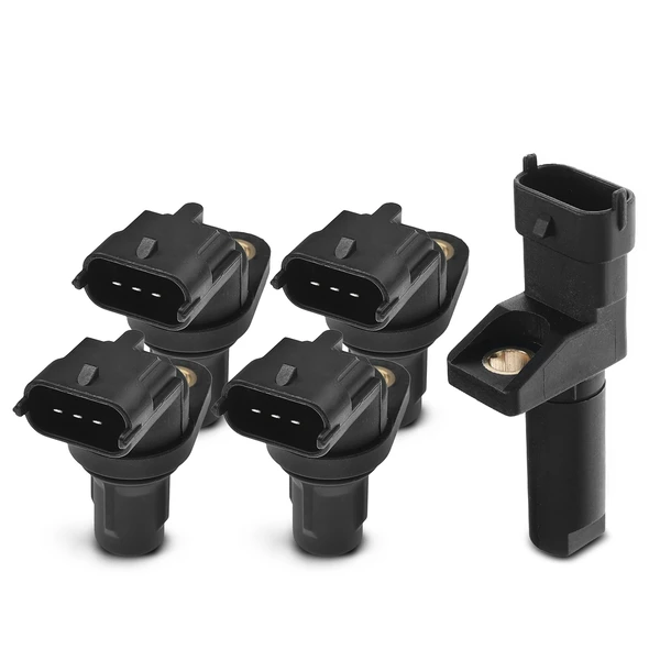 4 Pcs Camshaft & 1 Pc Crankshaft Position Sensor for Dodge Sprinter 2500 3500 Benz