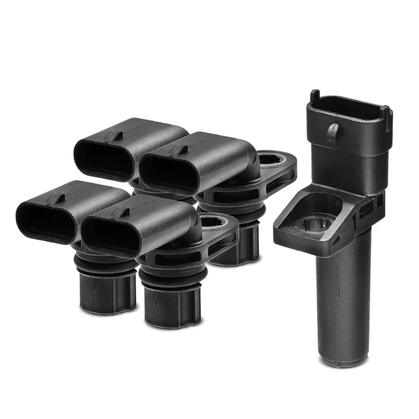 4 Pcs Camshaft & 1 Pc Crankshaft Position Sensor for Mercedes-Benz CLS400 GLE400 S450