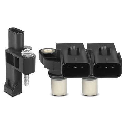 2 Pcs Camshaft & 1 Pc Crankshaft Position Sensor