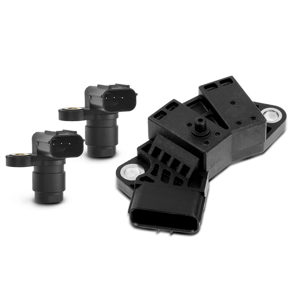 2 Pcs Camshaft & 1 Pc Crankshaft Position Sensor for 2008-2010 Honda Odyssey