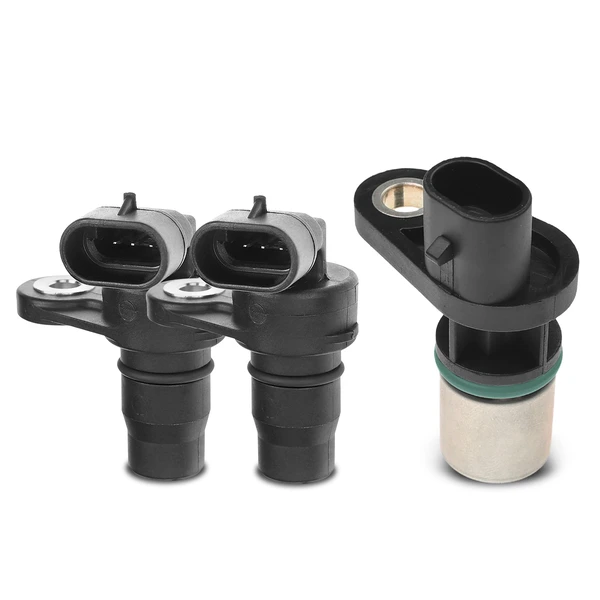 2 Pcs Camshaft & 1 Pc Crankshaft Position Sensor for 2006-2007 GMC Envoy