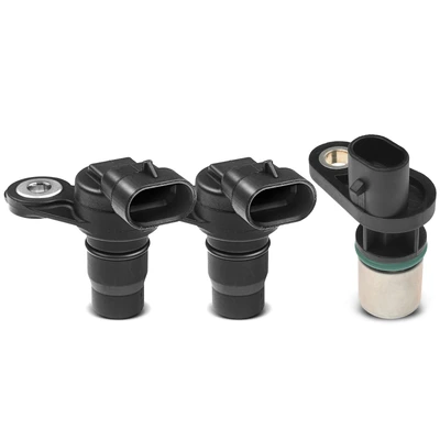 2 Pcs Camshaft & 1 Pc Crankshaft Position Sensor