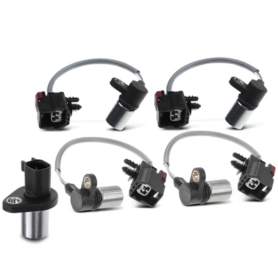 4 Pcs Camshaft & 1 Pc Crankshaft Position Sensor