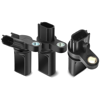 2 Pcs Camshaft & 1 Pc Crankshaft Position Sensor