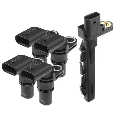 4 Pcs Camshaft & 1 Pc Crankshaft Position Sensor