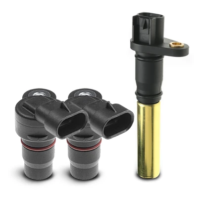 2 Pcs Camshaft & 1 Pc Crankshaft Position Sensor