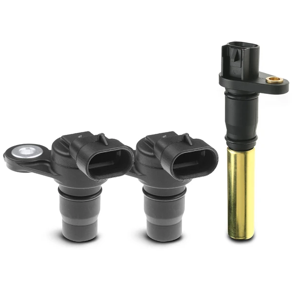 2 Pcs Camshaft & 1 Pc Crankshaft Position Sensor for 2004-2006 GMC Canyon