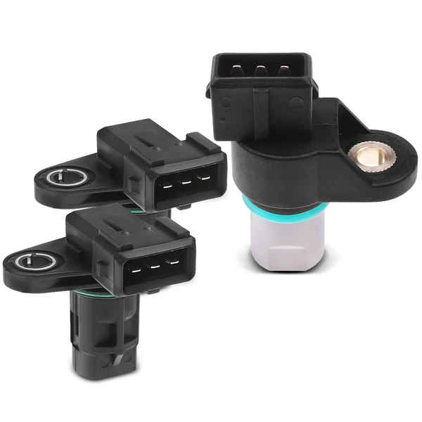 2 Pcs Camshaft & 1 Pc Crankshaft Position Sensor for Hyundai Elantra Tucson Kia Soul