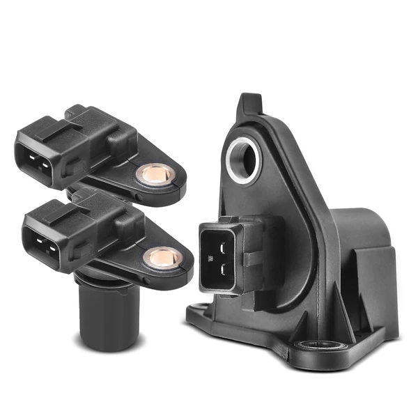 2 Pcs Camshaft & 1 Pc Crankshaft Position Sensor for 1997-2010 Ford Explorer