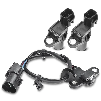 2 Pcs Camshaft & 1 Pc Crankshaft Position Sensor