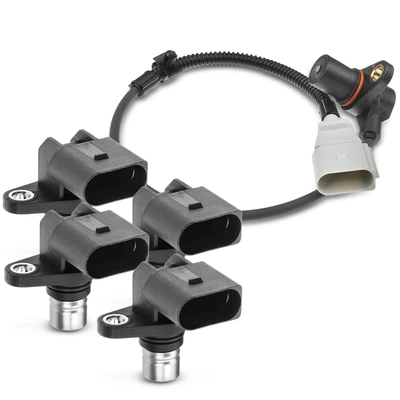 4 Pcs Camshaft & 1 Pc Crankshaft Position Sensor