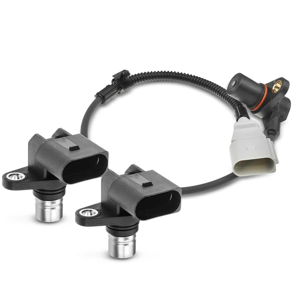 2 Pcs Camshaft & 1 Pc Crankshaft Position Sensor for 2000 2002-2003 Volkswagen EuroVan