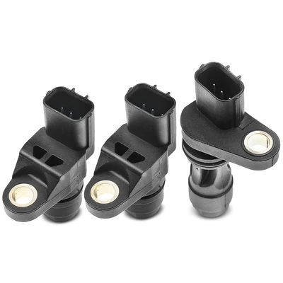 2 Pcs Camshaft & 1 Pc Crankshaft Position Sensor